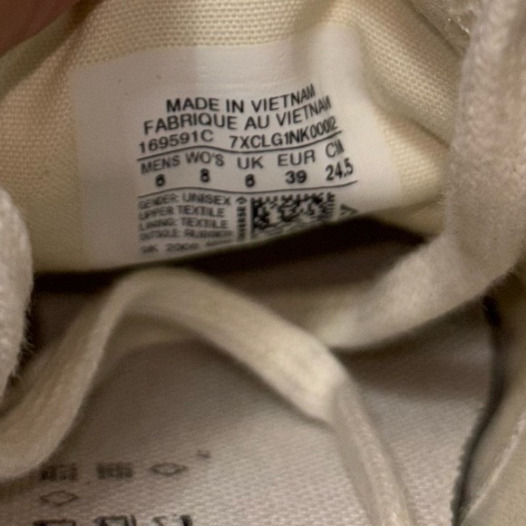 Converse Chuck 70 Low Ox Holiday Sweater Canvas women’s size 8 Sneakers - Picture 10 of 10